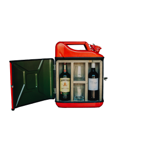Jerrycan His & Hers Bar - Rood - Uniek geschenkidee - Praktisch en Stijlvol - Ideaal als cadeau'