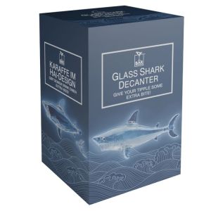 Shark Decanter - Glazen Whiskykaraf in Haaienvorm - 720 ml