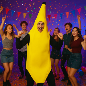 bananen kostuum bananen pak carnaval 