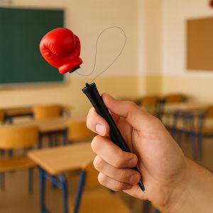 Ball Pen, Boxing Glove with activation mechanism