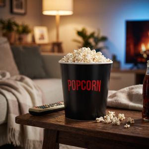 Streaming Popcorn Bowl – Popcornbak 2,8L – Snackkom