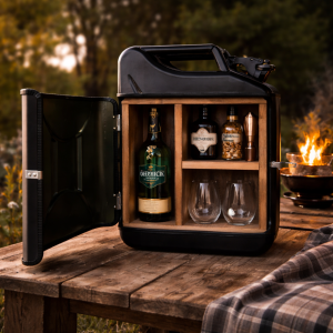 Stalen jerrycan gin bar Uniek gin cadeau