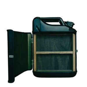 Jerrycan Kast Basic Plus - Zwart - Opvallend en Praktisch - Multifunctioneel Opbergmeubel - Uniek Design