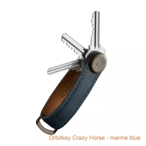 Sleutelorganizer Orbitkey Crazy Horse Leather - marine blue