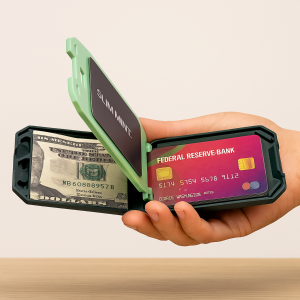 Slim Mint Wallet – Pasjeshouder en Portemonnee
