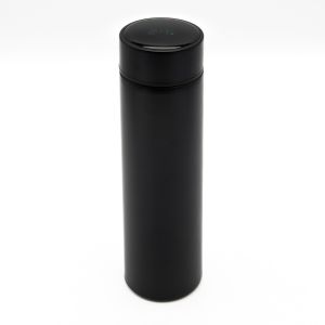 Thermosfles met graden display - Zwart