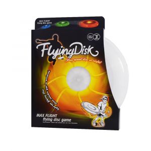 Led Frisbee - Nachtelijk Plezier - 7 Kleurige Ledverlichting - 25cm Diameter - Duurzaam Plastic - Inclusief Batterijen