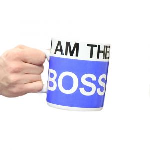 Boss Beker XXL - 850 ml - Koffiemok - Drinkbeker - Grote Mok