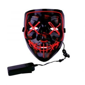 Purge LED Masker - 3 Lichtstanden - Verstelbare Hoofdband - carnaval masker - Verkleedmasker