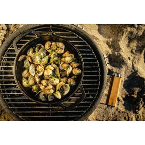 BBQ pan met deksel medium