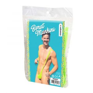 Borat Mankini - Origineel - One Size Fits All - Groen - Mannenstring Bekend van de Film - Carnaval - Borat String