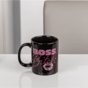 'Boss Bitch' mok - 325 ml - Grappige mok - Mok met grappige tekst