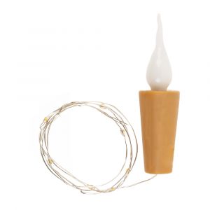 Wijnfles led verlichting – Bottle cap light Kaars