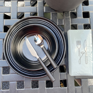 Camping Bestekset - Set mes & lepel/vork - Camping gadgets - Camping Cutlery set
