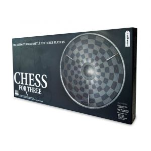 Chess for Three - Schaakbord XL voor 3 Personen - ø 55CM - Schaakspel
