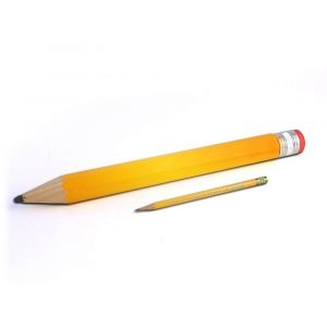 Groot Potlood XXL - 34 cm - Houtmateriaal - Inclusief Gum - Giant Pencil XL