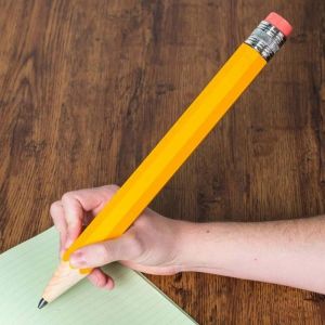 Groot Potlood XXL - 34 cm - Houtmateriaal - Inclusief Gum - Giant Pencil XL