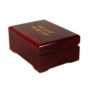 Gouden Luxe Speelkaarten - Incl. Houten Bewaardoos - Complete Set Waterproof met 54 Kaarten - Gold Playing Cards