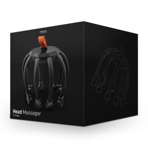 Hoofdmassage apparaat - 360 graden - ABS & Siliconen - 14,5 x 14,5 x 16 cm - Massage apparaat - Ontspanning accessoire