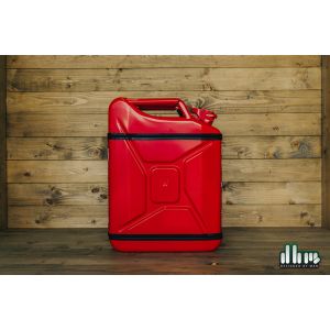 Jerrycan pakket XL - groen, rood en zwart - formaat 20L - perfect voor in de mancave 