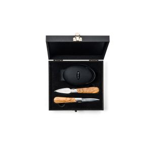 Luxury Line Oester geschenkset Olijfhout