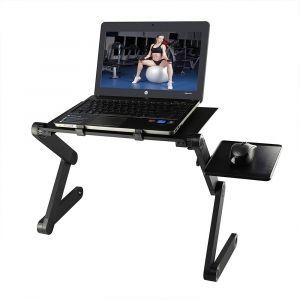 Laptop Standaard - 360º verstelbaar - Tot 10 kg Draagkracht - Handig Muistafeltje - Multifunctioneel  - Laptop standaard ergonomisch