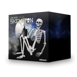 Human Size Skelet - 170cm - Realistisch Design - Halloween Decoratie - Levensecht Lijkend Skelet