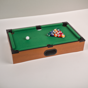 Mini pooltafel - Tafelmodel - 52 x 31 x 10 cm - Pooltafel klein - Houten pooltafel