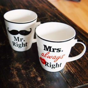 Mr. & Mrs. Right Mokken - Mokken set - Koffiemokken