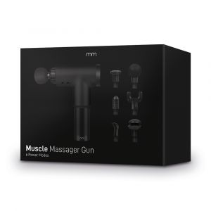 Massage Gun - Draadloos - Incl. 6 Opzetstukken - 2000 mAh - 6 Snelheden - Helpt Bij Spierherstel - Verbeterd Bloedsomloop - Spiermassage Apparaat