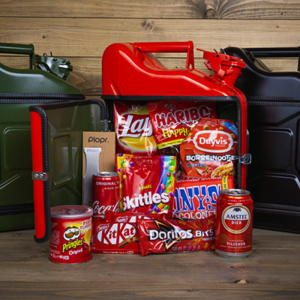 Jerrycan 10L giftset - groen, rood en zwart - excl. drank