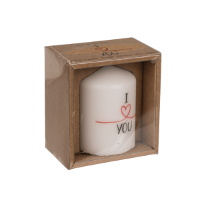 Pilaar kaars - I love you