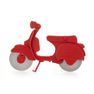Pizza slicer Scooter - Rood - Pizza cadeau - Retro scooter