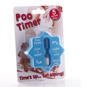 Poep timer - Voor de lange kantoor poeper - Poo timer - Vaderdag cadeau - Timer wc