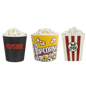 Popcorn Bowl - Diverse Kleuren - Filmfan Gadget - Streaming - Perfect voor Filmavonden