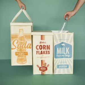 Recycling bag - In diverse kleuren - Retro - Dieren - Tidy Trash