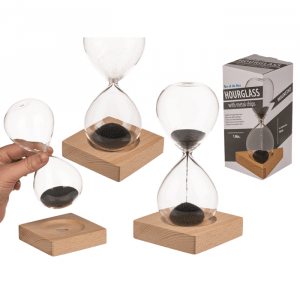 Zandloper met magnetisch zand - Zandloper - Sandglass with magnetic sand 
