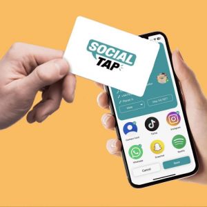 Social tap White Card
