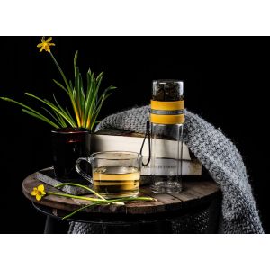 T-BOTTLE theebeker in de kleur Honey Yellow