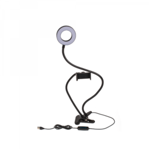 Vlog en livestream kit - Met USB aansluiting - Inclusief lamp - Smartphone houder