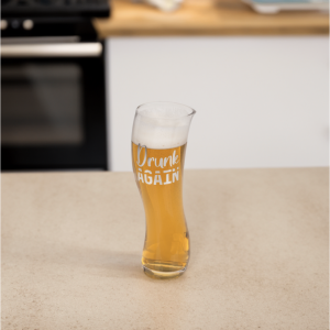 Wiebelig bier glas - drunk again
