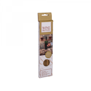 Wijnbutler - Houten Glazen houder - 25 x 6 x 1 cm - Wine Butler - Wijn cadeau - Wijn accessoire