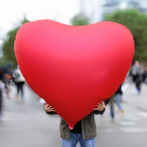 Valentijn versiering - Grote hart ballon