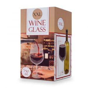 Groot Wijnglas XXL - Voor de wijnliefhebber - 750 ml - Mega wijnglas - Heel groot wijnglas