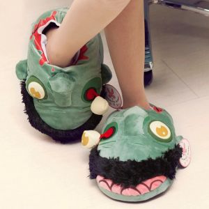 Zombie sloffen - Pantoffels kind - Sloffen voor in de winter - One size - Kinderpantoffels