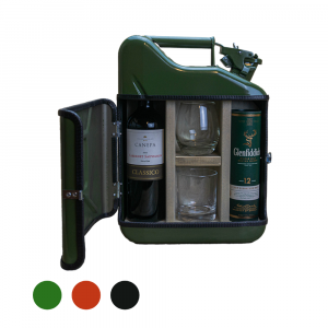 His & hers giftset - groen, rood en zwart - formaat 10L - perfect voor in de mancave - excl. drank