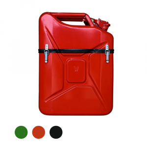Jerrycan Giftbox 20L - groen, rood en zwart - Stevige opberg box - excl. drank