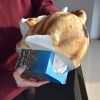 Tissuehouder in de vorm van een kat met een tissuedoos ernaast