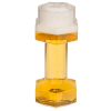 Drink slim en pomp je plezier met de Bierglas Dumbbell