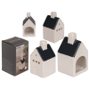 Keramieken huisje voor theelichtjes/wierookkegels 